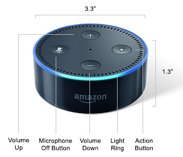 Amazon Echo Alexa voice control system